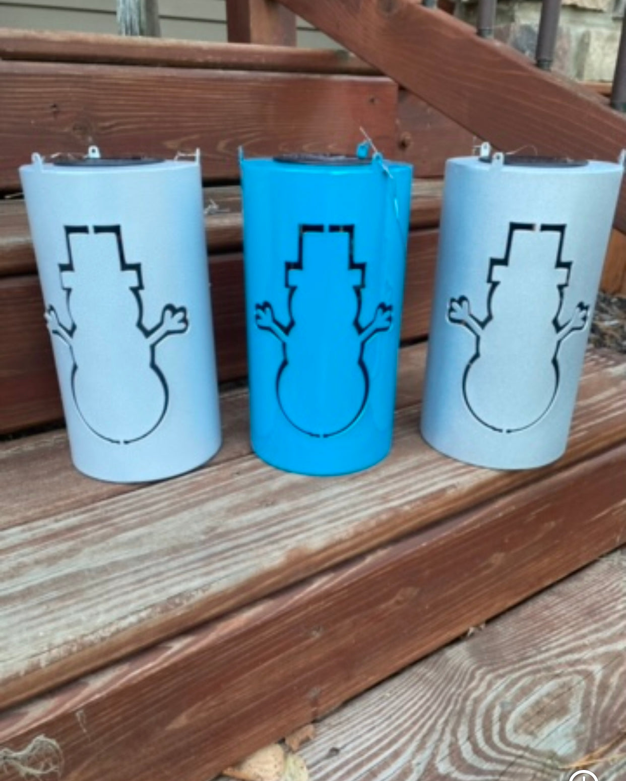 Snowman Luminary Set